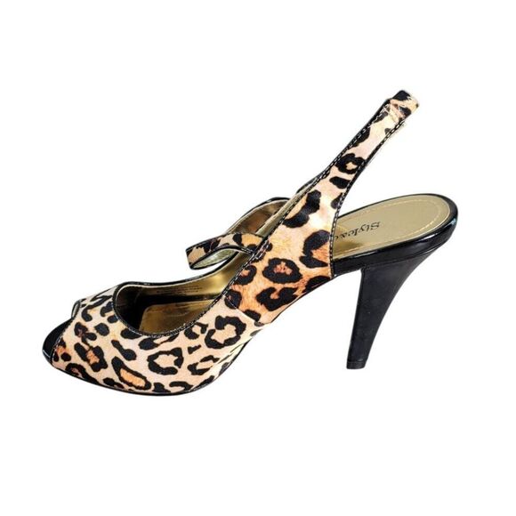 Style & Co. Nixie Leopard Slingback Open Toe Shoes Sz 6.5M - Picture 3 of 8